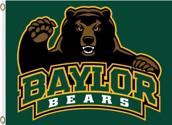 Baylor Bears Hand Sport Flag 3x5ft-1