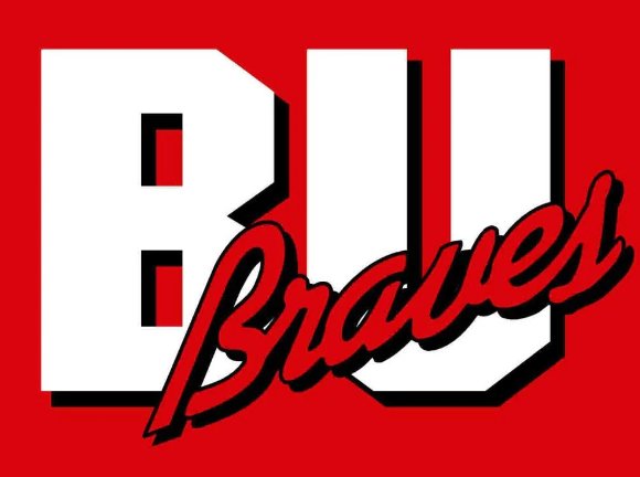 Bradley Braves Falcons Hand Flag 3x5ft-1