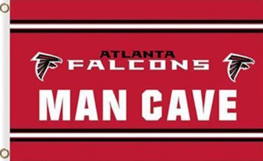 Atlanta Falcons Man Cave Flag 3x5ft-1