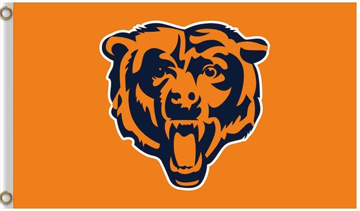 Chicago Bears Banner Flag 3x5ft-8