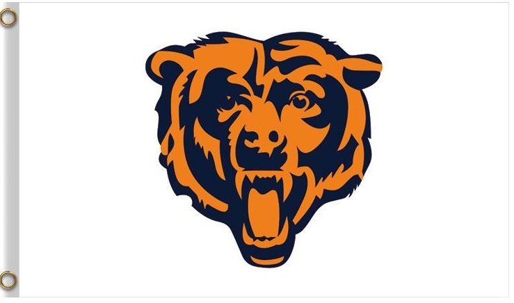 Chicago Bears Banner Flag 3x5ft-7