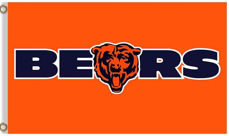 Chicago Bears Banner Flag 3x5ft