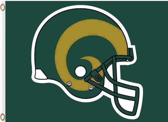 Colorado State Rams Hand Flag 3x5ft-2