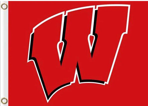 Wisconsin Badgers Flag 3x5ft-4