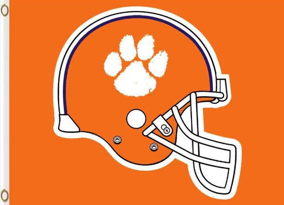 Clemson Tigers Hand Flag 3x5ft-2