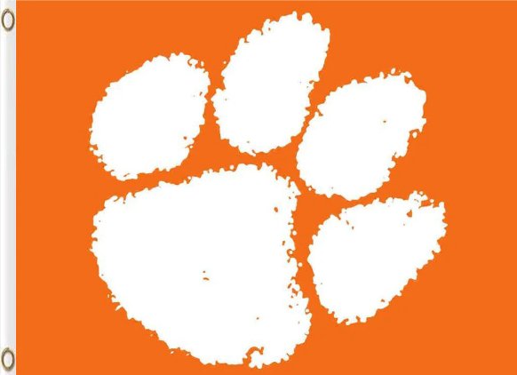 Clemson Tigers Hand Flag 3x5ft-1