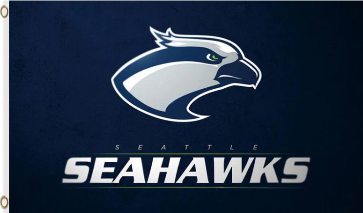 Seattle Seahawks Flag 3x5ft-5