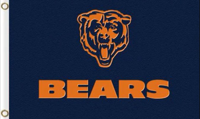 Chicago Bears Banner Flag 3x5ft-2