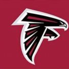 Atlanta Falcons Logo Stripe Flag 3x5ft