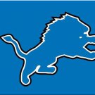 Detroit Lions Logo Two Strip Sport Flag 3x5ft