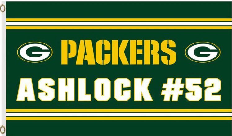 Green Bay Packers Team Logo Flag 3x5ft-1