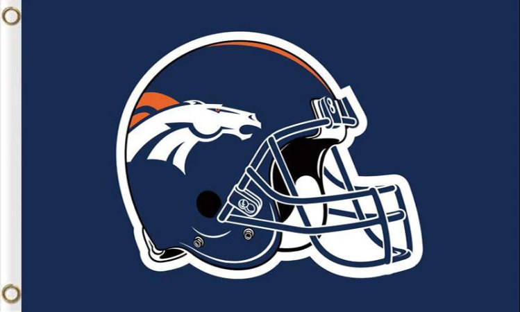 Denver Broncos Team Logo Flag 3x5ft-3