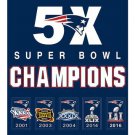 New England Patriots Super Bowl Champion Flag 3x5ft-3