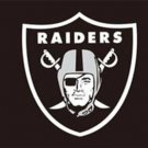 Las Vegas Raiders  Logo Stripe Flag 3x5ft