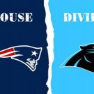 New England Patriots and Carolina Panthers Divided Flag 3x5ft-2