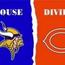 Minnesota Vikings and Chicago Bears Divided Flag 3x5ft-1