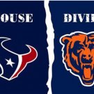 Houston Texans and Chicago Bears Divided Flag 3x5ft-2