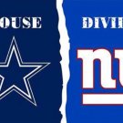 Dallas Cowboys and New York Giants Divided Flag 3x5ft