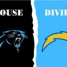 Carolina Panthers and San Diego Chargers Divided Flag 3x5ft