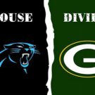 Carolina Panthers and Green Bay Packers Divided Flag 3x5ft