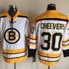Boston Bruins 30 Gerry Cheevers Ice Hockey Jerseys-2