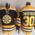 Boston Bruins 30 Gerry Cheevers Ice Hockey Jerseys-1