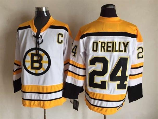 Boston Bruins 24 Terry O'reilly Ice Hockey Jerseys-5