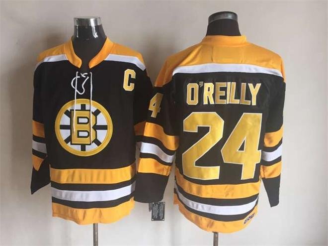 Boston Bruins 24 Terry O'reilly Ice Hockey Jerseys-3