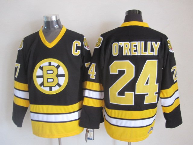 Boston Bruins 24 Terry O'reilly Ice Hockey Jerseys-2