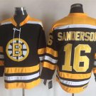 Boston Bruins 16 Derek Sanderson Ice Hockey Jerseys-1