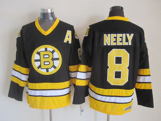 Boston Bruins 8 Cam Neely Ice Hockey Jerseys-3