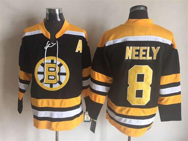 Boston Bruins 8 Cam Neely Ice Hockey Jerseys-2