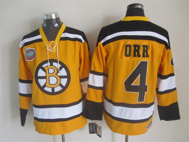 Boston Bruins 4 Bobby Orr Ice Hockey Jerseys-8