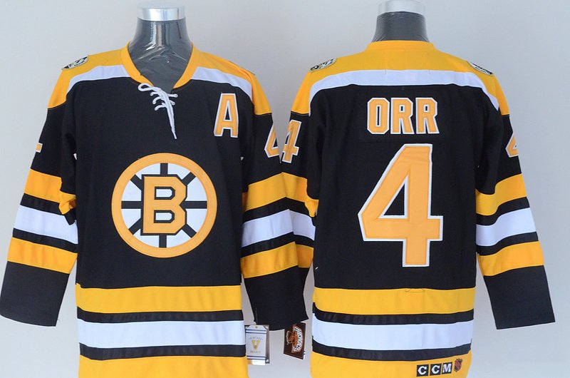 Boston Bruins 4 Bobby Orr Ice Hockey Jerseys-2