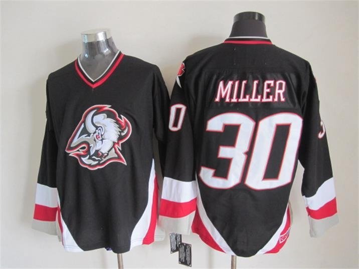 Buffalo Sabres 30 Ryan Miller Ice Hockey Jerseys-1