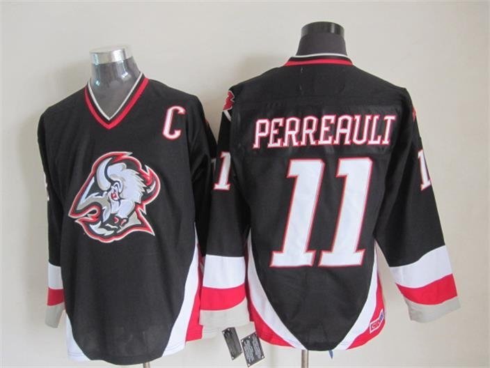 Buffalo Sabres 11 Gilbert Perreault Ice Hockey Jerseys-2