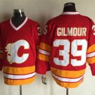 Calgary Flames 39 Doug Gilmour Ice Hockey Jerseys-1