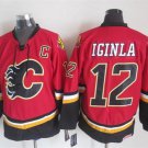 Calgary Flames 12 Jarome Iginla Ice Hockey Jerseys-1