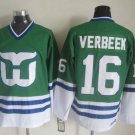Hartford Whalers 16 Patrick Verbeek Ice Hockey Jerseys