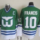 Hartford Whalers 10 Ron Francis Ice Hockey Jerseys-2