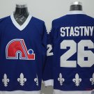 Quebec Nordiques 26 Peter Stastny Ice Hockey Jerseys-2