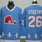 Quebec Nordiques 26 Peter Stastny Ice Hockey Jerseys-1