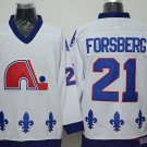 Quebec Nordiques 21 Peter Forsberg Ice Hockey Jerseys-4