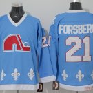 Quebec Nordiques 21 Peter Forsberg Ice Hockey Jerseys-2