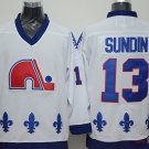 Quebec Nordiques 13 Mats Sundin Ice Hockey Jerseys-3