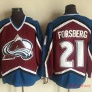 Colorado Avalanche 21 Peter Forsberg Ice Hockey Jerseys-1