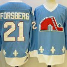 Quebec Nordiques 21 Peter Forsberg Ice Hockey Jerseys-1