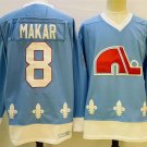 Quebec Nordiques 8 Cale Makar Ice Hockey Jerseys