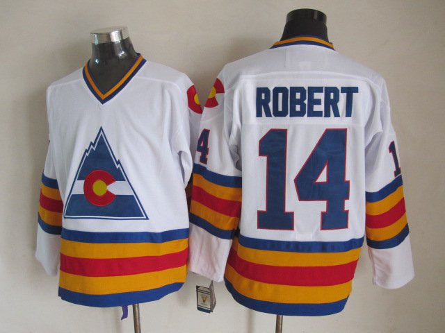 Colorado Avalanche 14 Rene Robert Ice Hockey Jerseys-2