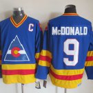 Colorado Avalanche 9 Lanny McDonald Ice Hockey Jerseys-2